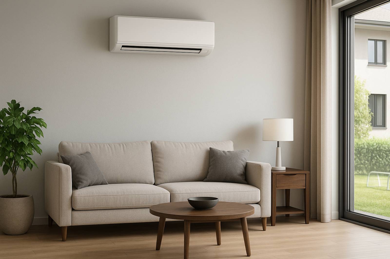 Climatiseur mono split posé par une entreprise chauffagiste à Annecy