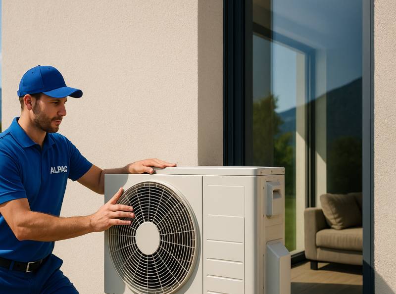 Chauffagiste à Chambéry pour remplacer son chauffage électrique par pompe à chaleur 